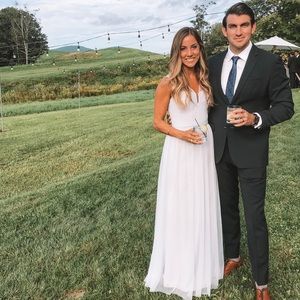 Amsale Alyce Bridesmaids Dress in Dove